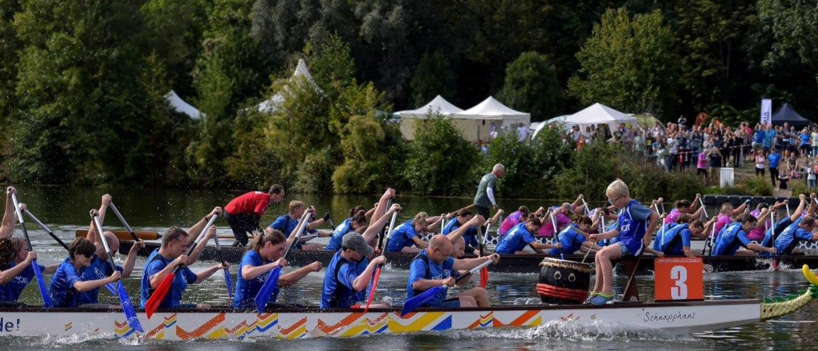 Drachenbootrennen auf dem Schleichersee