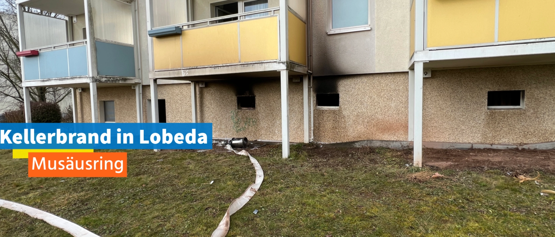 Brand in Jena Lobeda - Musäusring