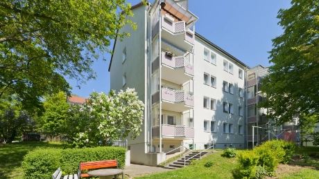 3-Raum-Wohnung mit Dusche in Jena-Nord